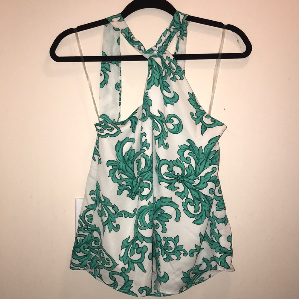 Keyhole halter top